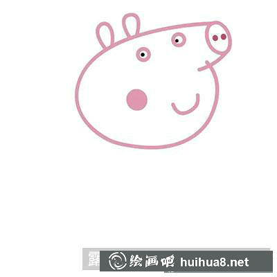 兒童畫(huà)教程：教你畫(huà)佩奇爸爸