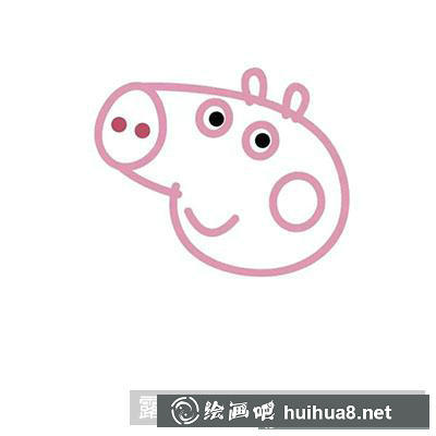 兒童畫(huà)教程：教你畫(huà)佩奇弟弟