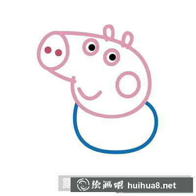兒童畫(huà)教程：教你畫(huà)佩奇弟弟