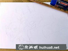 彩鉛畫教程教你畫最佳CP兔