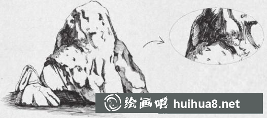 假山石的畫法