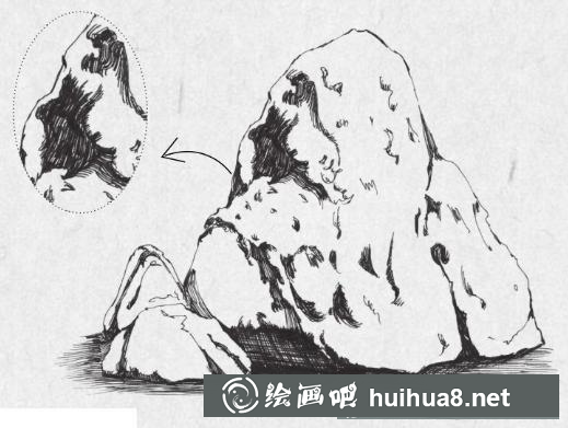 假山石的畫法