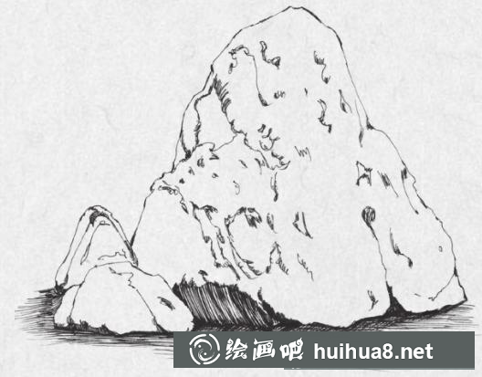假山石的畫法