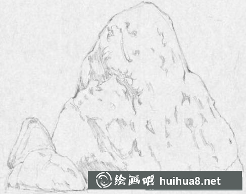 假山石的畫法