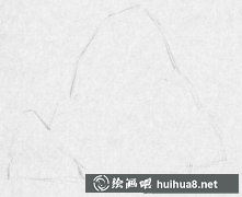 鋼筆畫石頭技巧：假山石繪制方法