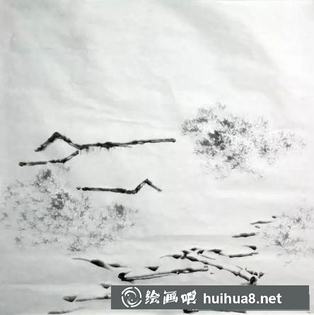 國(guó)畫雪景的畫法 國(guó)畫雪景的畫法