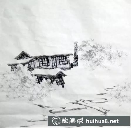 國(guó)畫雪景的畫法 國(guó)畫雪景的畫法