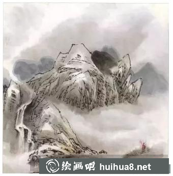 云煙霧靄的畫法