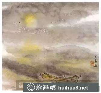 云煙霧靄的畫法