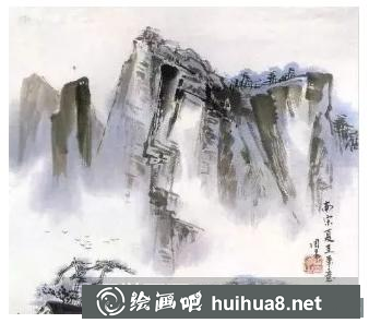 云煙霧靄的畫法