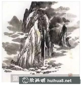 云煙霧靄的畫法