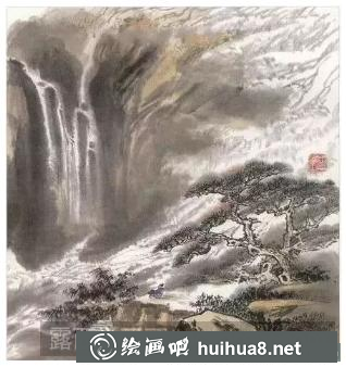 云煙霧靄的畫法