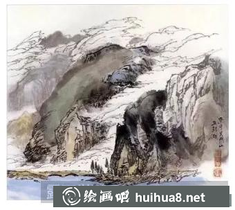 云煙霧靄的畫法