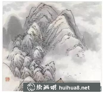 云煙霧靄的畫法