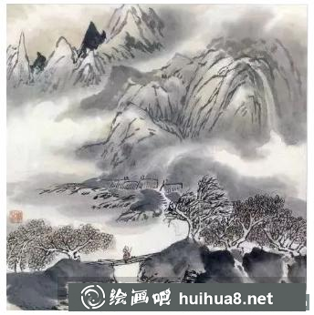 云煙霧靄的畫法