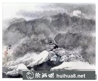 云煙霧靄的畫法
