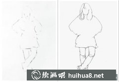 女文青站姿速寫速成法