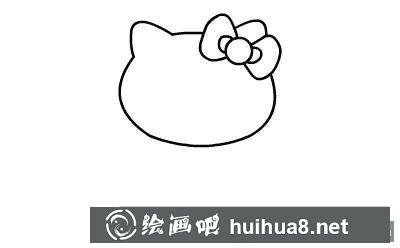 兒童畫Kitty貓教程