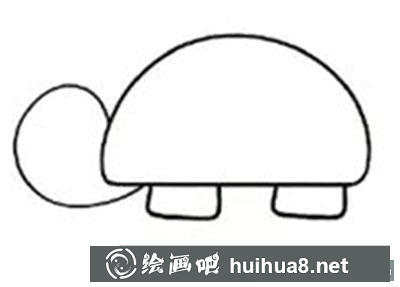 兒童畫(huà)烏龜畫(huà)法