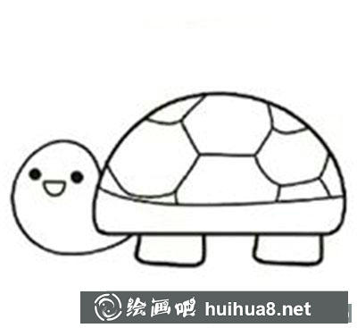 兒童畫(huà)烏龜畫(huà)法