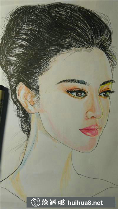 人物彩鉛