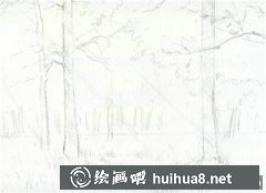 水彩畫教程陽光森林繪畫教學(xué)