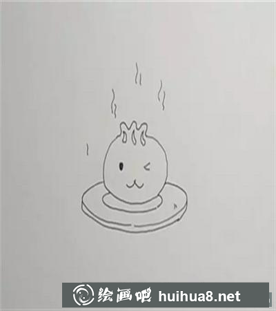 包子兒童畫