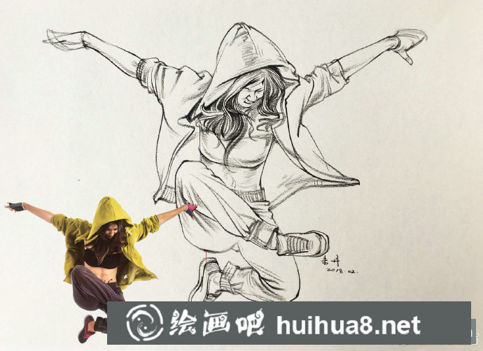 人物動態(tài)速寫范畫