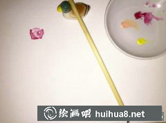 荷花薔薇水彩畫教程