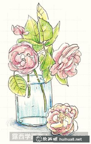 花卉彩鉛