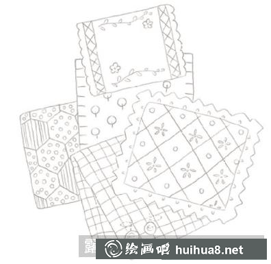 手帕水彩畫