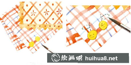 手帕水彩畫