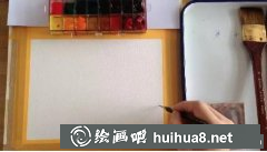 唯美水彩星空畫法教程