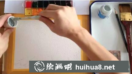 簡(jiǎn)單唯美的水彩畫星空