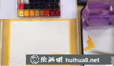 簡(jiǎn)單唯美的水彩畫星空