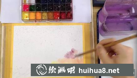 簡(jiǎn)單唯美的水彩畫星空