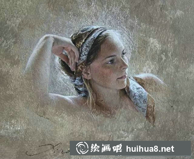 娜達(dá)里雅色粉畫作品