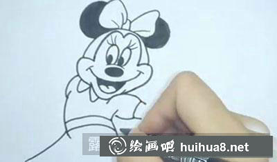 兒童畫教程：教大家畫米妮