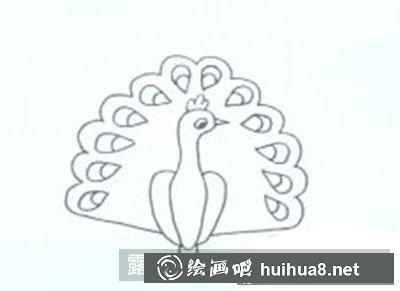 兒童畫教程：教大家怎么畫孔雀