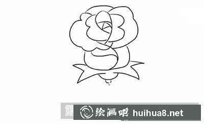 簡(jiǎn)筆畫(huà)教程：教大家繪制玫瑰花