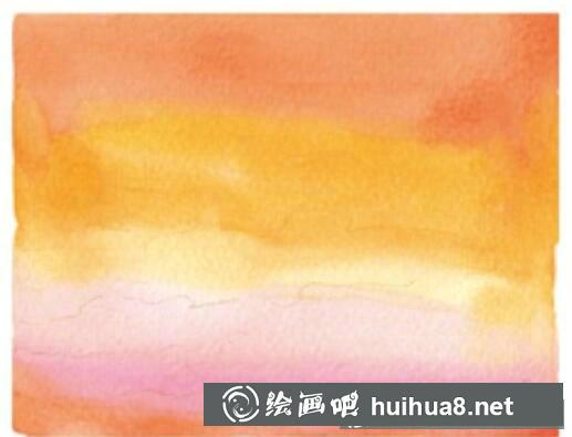 火燒云兒童畫