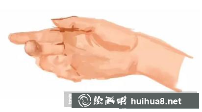 厚涂手的畫法
