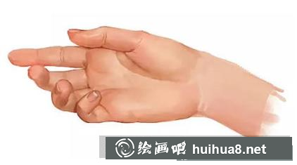 厚涂手的畫法
