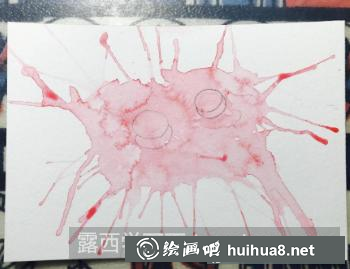 彩鉛畫水滴