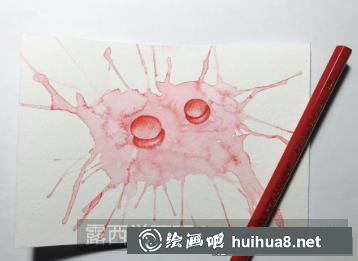 彩鉛畫水滴