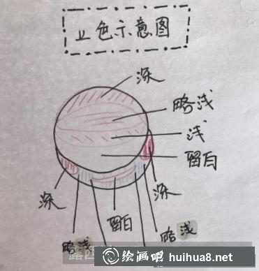 彩鉛畫水滴