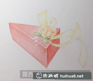 彩鉛畫喜糖禮盒 彩鉛畫喜糖禮盒