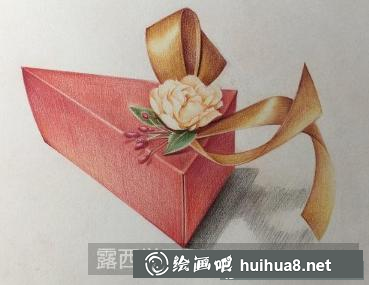 彩鉛畫喜糖禮盒 彩鉛畫喜糖禮盒