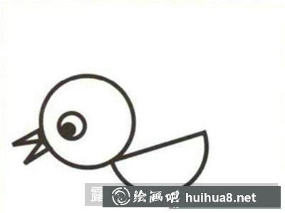 兒童畫教程：小鳥怎么畫