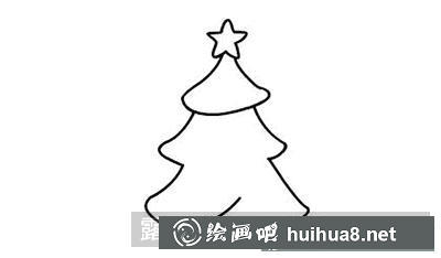 兒童畫教程：圣誕樹怎么畫